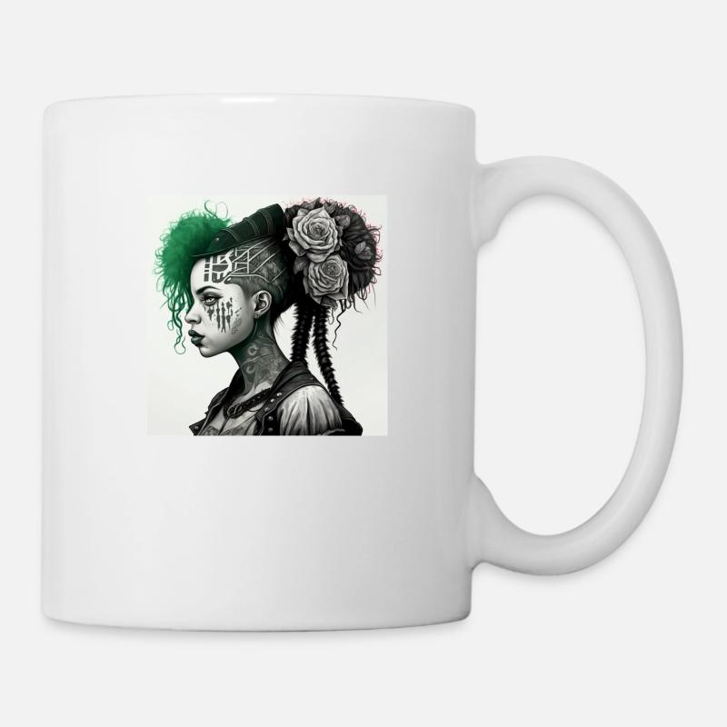 cyberg punk aaf3bcc7 99ae 4b7d a04f 1bc4c9cc7940 - Mug blanc - blanc