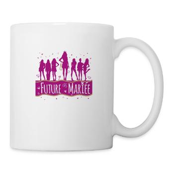 T-shirt EVJF Enterrement de vie jeune fille Mariée - Mug blanc - blanc - Droite