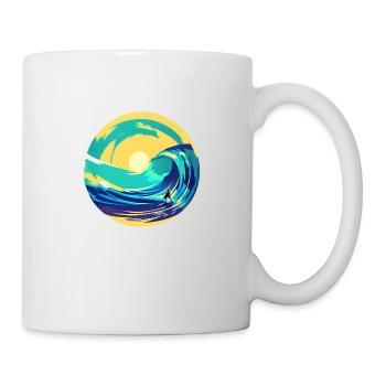 Surfer Planche de surf Surf Surf - Mug blanc - blanc - Droite