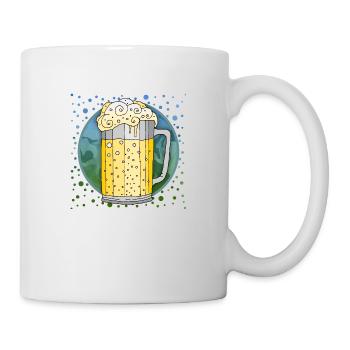 Becher - Tasse - Weiß - Rechts