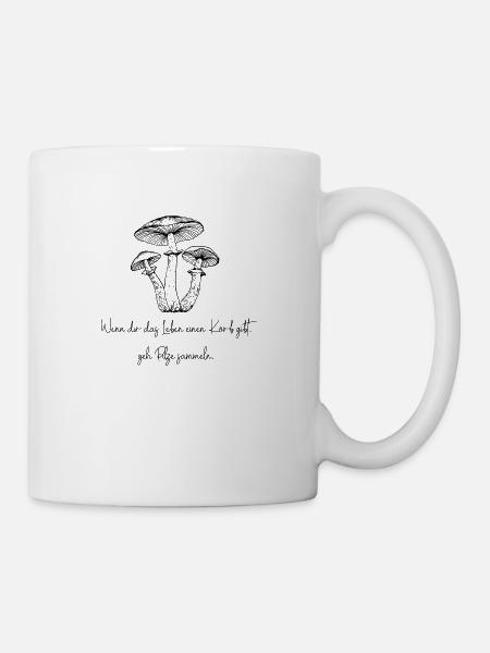 Wenn das Leben dir einen Korb gibt... - Tasse - Weiß