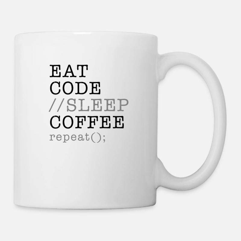 Computer Science Python Programmer Eat Code Sleep - Mug - white