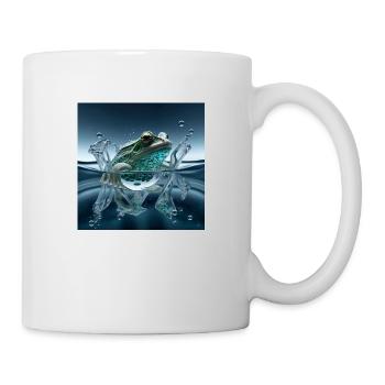 Frog Splash - Tasse - Weiß - Rechts