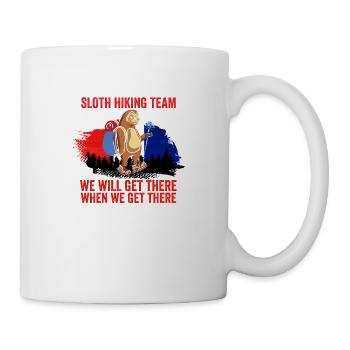 Randonnée Tee Shirt Humour Rando France Sloth - Mug blanc - blanc - Droite
