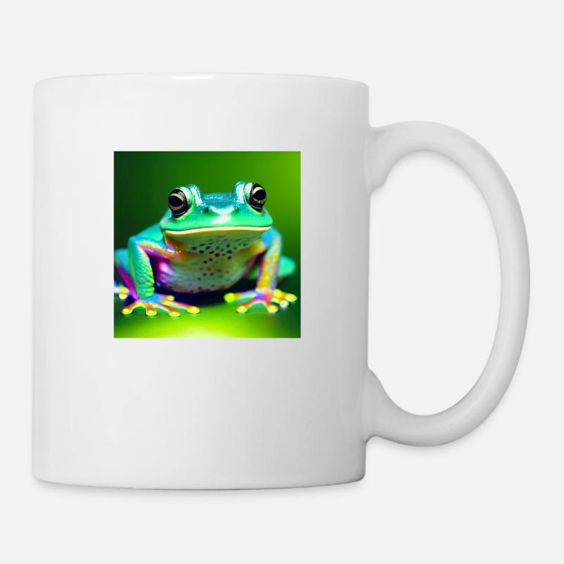 Frosch - Tasse - Weiß