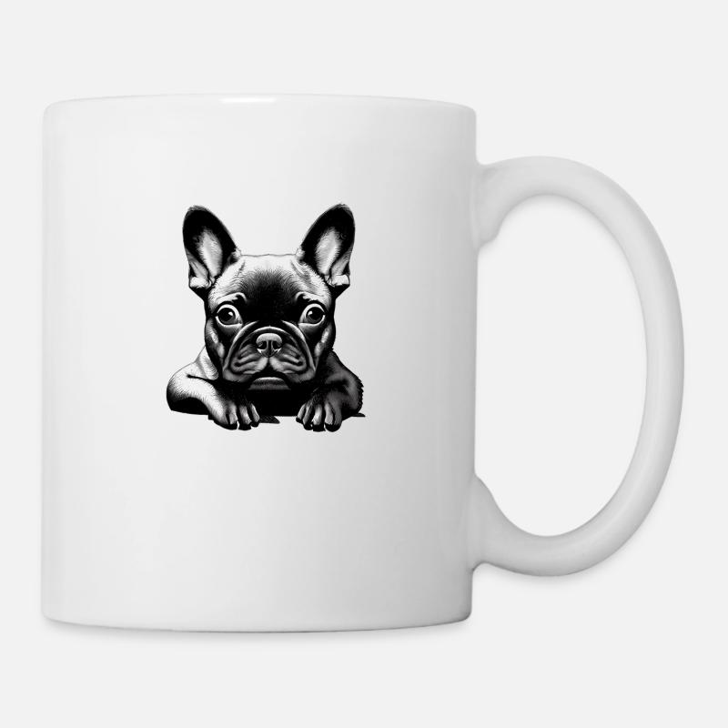 hunde hund ejer bulldog hund ejer hund - Kop/krus - hvid