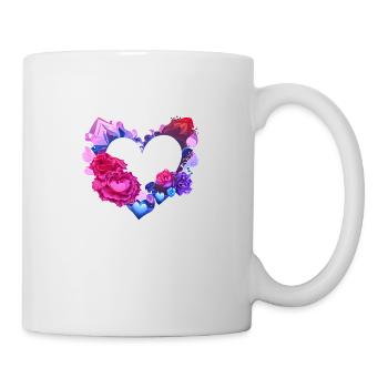 Muttertag Hochzeit Valentinstag Liebe Verlobung - Tasse - Weiß - Rechts