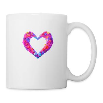 Saint-Valentin Engagement amoureux Fête des mères Mariage - Mug blanc - blanc - Droite
