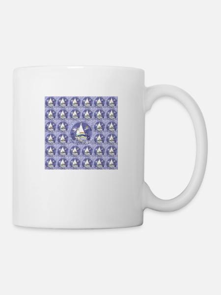 Segelboot - Tasse - Weiß