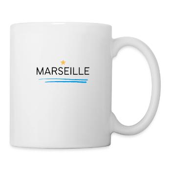 Fier d'être Marseillais - Mug blanc - blanc - Droite