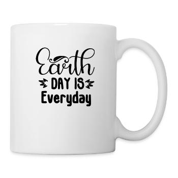 Earth Day is Everyday - Mug - white - Right