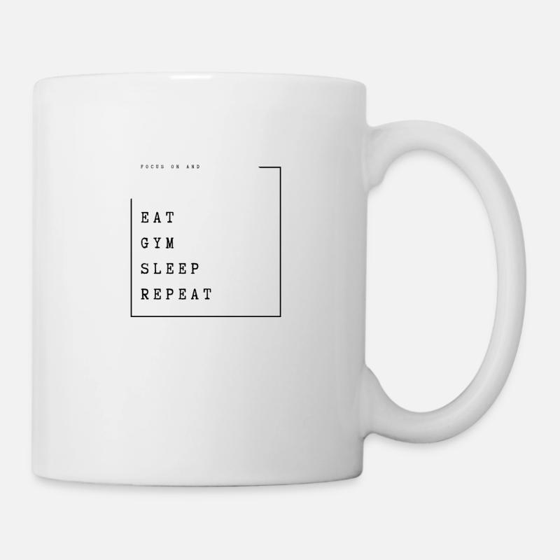 Fitness Loop - Tasse - Weiß