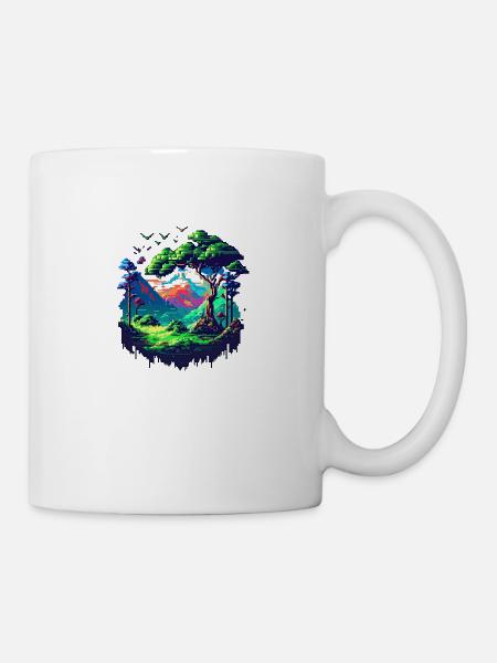 Pixel Odyssey - Mug - white