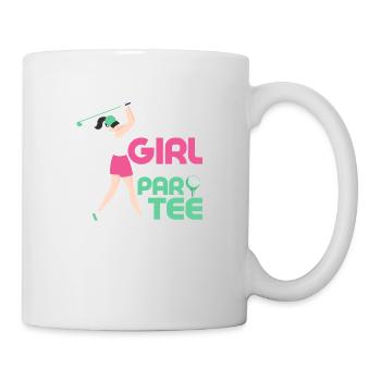 This Girl Knows How To Par Tee Golf Golfing - Mug - white - Right