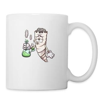 Funny Cartoon Joint With Bong - Mug - white - Right