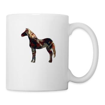 Pferd - Tasse - Weiß - Rechts