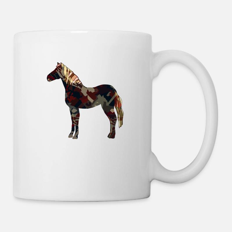 Cheval - Mug blanc - blanc