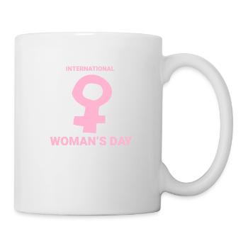 Journée internationale de la femme - Mug blanc - blanc - Droite
