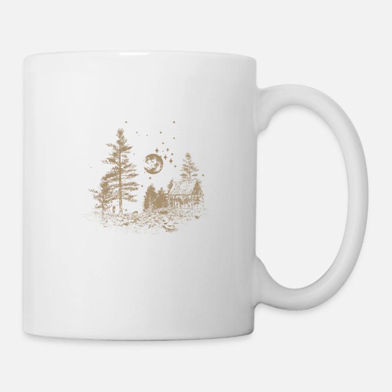 Maison solitaire - Mug blanc - blanc