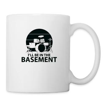 Batterie, Tambour, Musique, Instrument - Mug blanc - blanc - Droite
