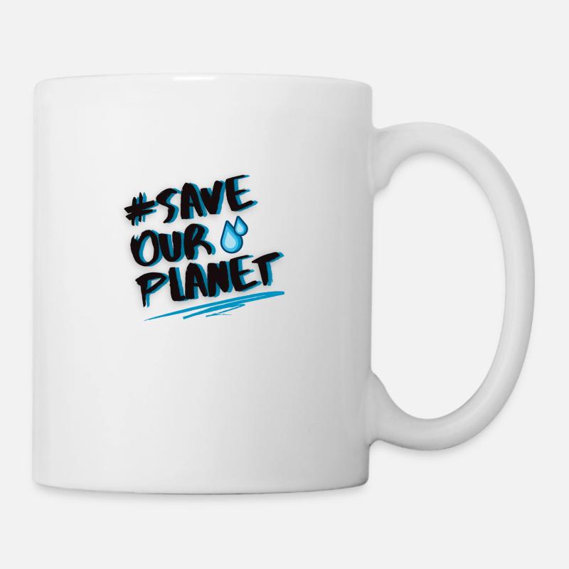 SAVE OUR PLANET - Tasse - Weiß