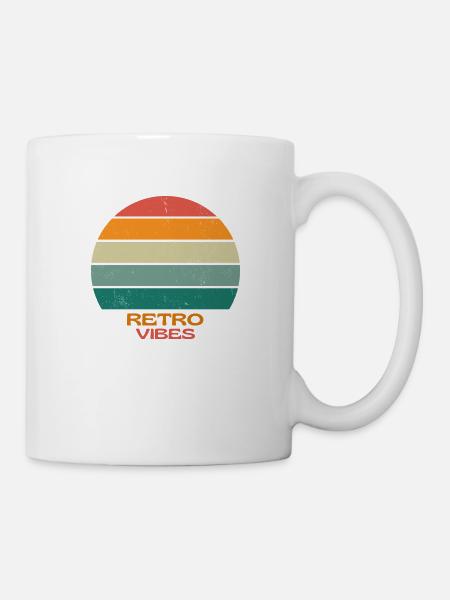RETRO VIBES - Tasse - Weiß