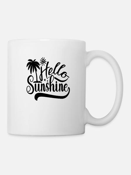 Hello Sunshine - Tasse - Weiß
