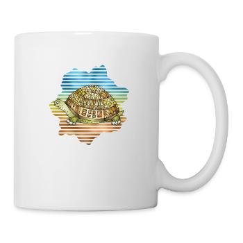 Tortue - Mug blanc - blanc - Droite