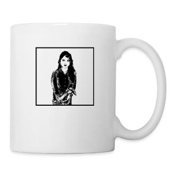 Frauenporträt 51 Edith die Schöne - Tasse - Weiß - Rechts