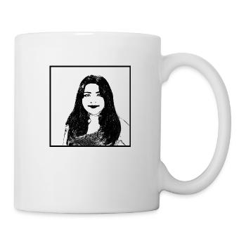 Woman Portrait 47 Juana Ines de la Cruz - Mug - white - Right