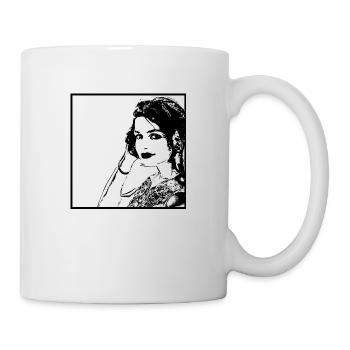Portrait de femme 49 Shakuntala Devi - Mug blanc - blanc - Droite