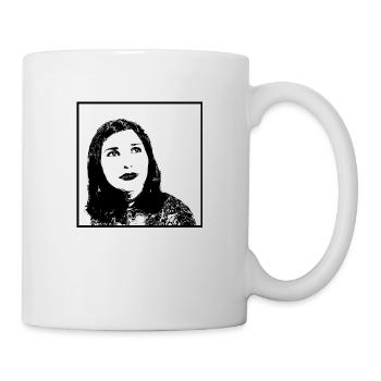 Woman Portrait 52 Emmy Noether math - Mug - white - Right
