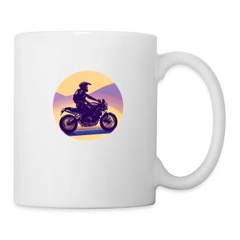 Motorcycle Motorcyclist Motorcross Motorcycle Fan - Mug - white - Right
