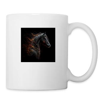 Fiery horse n°16 - Mug - white - Right