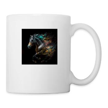 Fiery horse n°15 - Mug - white - Right