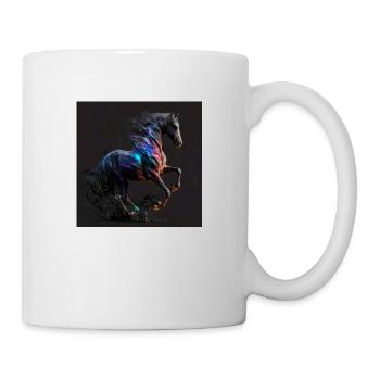 Fiery horse n°14 - Mug - white - Right