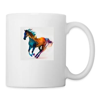 Fiery horse n°13 - Mug - white - Right