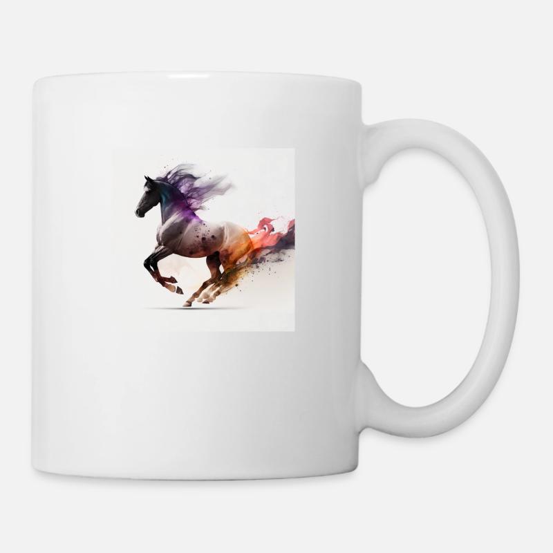 Feuriges Pferd Nr. 11 - Tasse - Weiß
