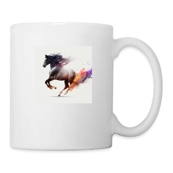 Fiery horse n°10 - Mug - white - Right