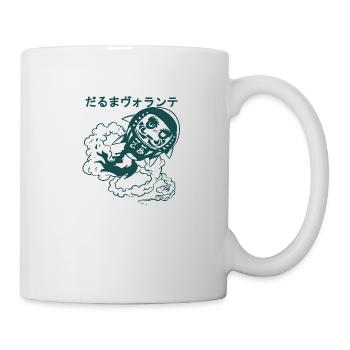 DarumaVolante (version N&B) - Mug blanc - blanc - Droite