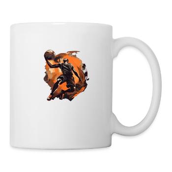 Basket Spieler - Tasse - Weiß - Rechts