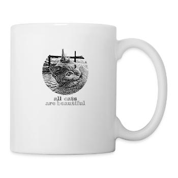 All cats are beautiful - Mug - white - Right