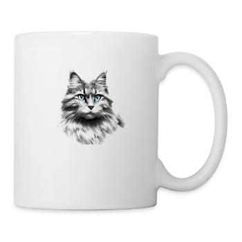 Chaton Propriétaire Chat Chat Domestique Chat - Mug blanc - blanc - Droite
