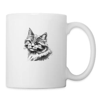 Cat Cat Owner Domestic Cat Pet Kitten - Mug - white - Right