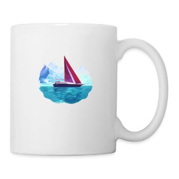 Voile Marins Voilier Voilier Voilier Voile - Mug blanc - blanc - Droite