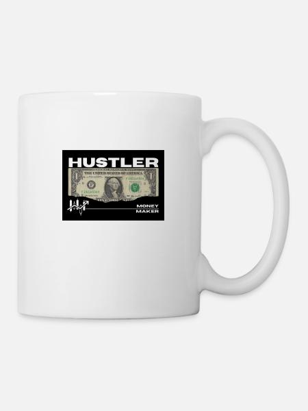 Hustler - Tasse - Weiß
