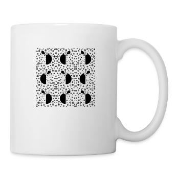 Äpfel - Tasse - Weiß - Rechts