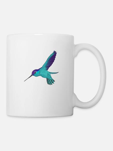 Kolibri - Tasse - Weiß