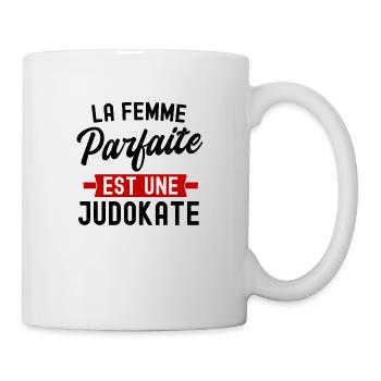la femme idéale est judokate / cadeau femme judo - Mug blanc - blanc - Droite