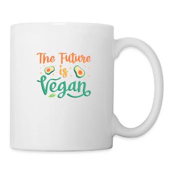 L'avenir est végétalien - Mug blanc - blanc - Droite